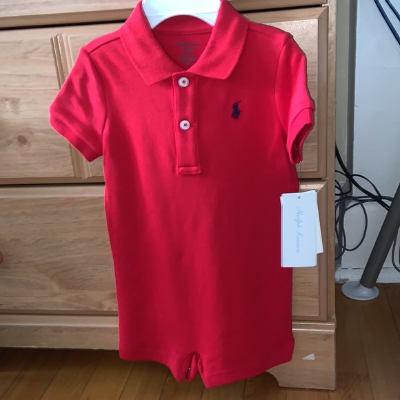 Baby polo one piece w collar size 9M - Picture 2 of 5